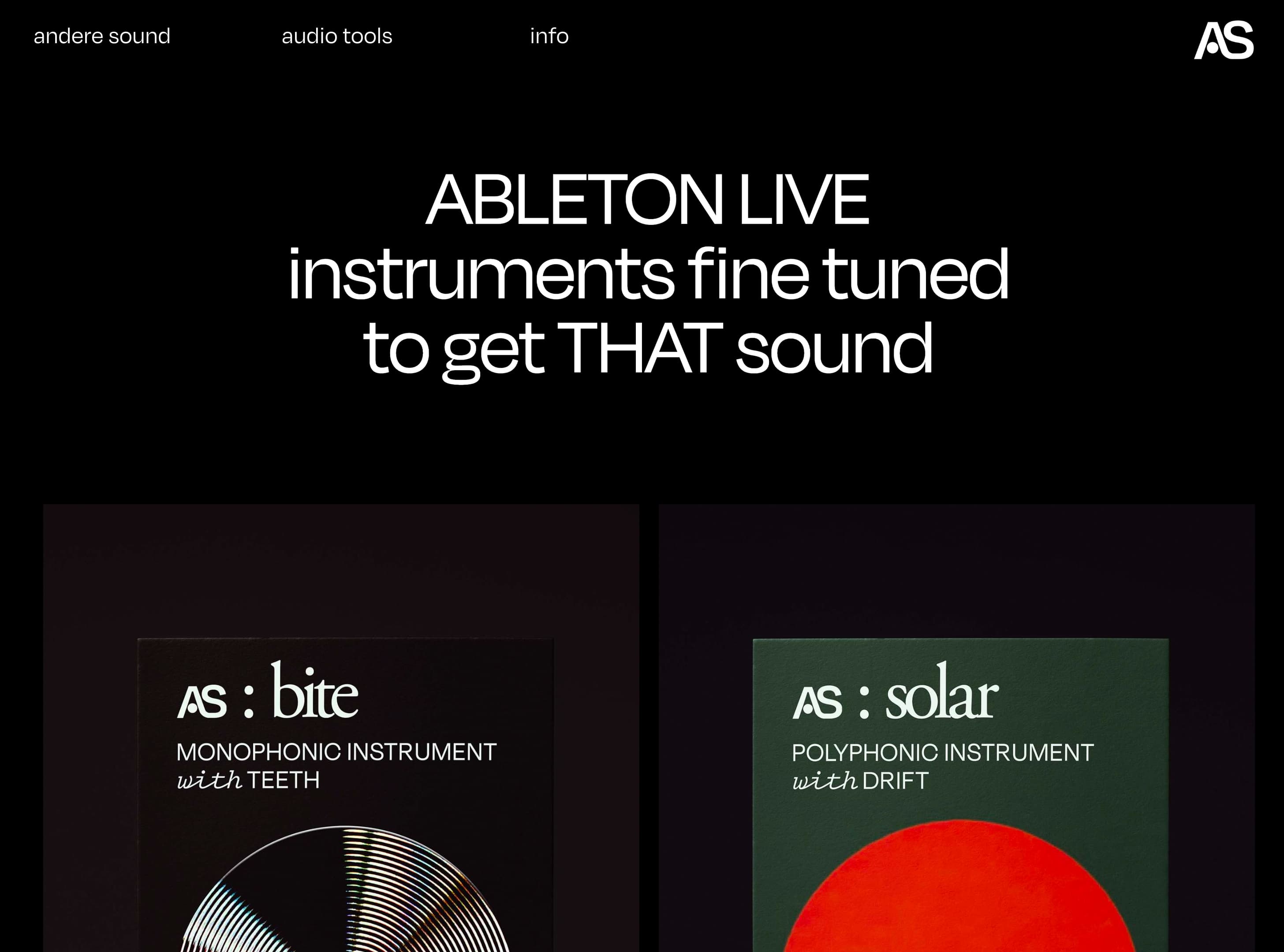 Andere Sound Home Page